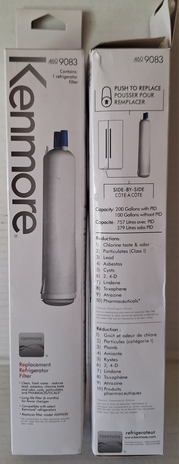 2 pack Kenmore 46-9083 Replacement Refrigerator Water Filter Fast Shipping gallery
