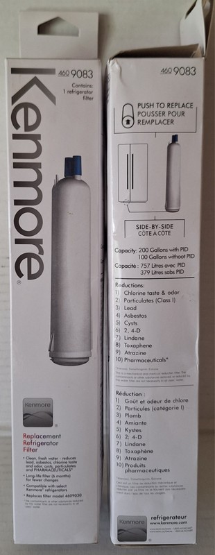 2 pack Kenmore 46-9083 Replacement Refrigerator Water Filter Fast Shipping gallery