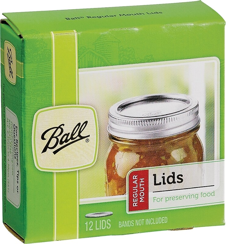 BALL 1440031050 Regular Mouth Jar Lids - 12 Count (LIDS ONLY) gallery
