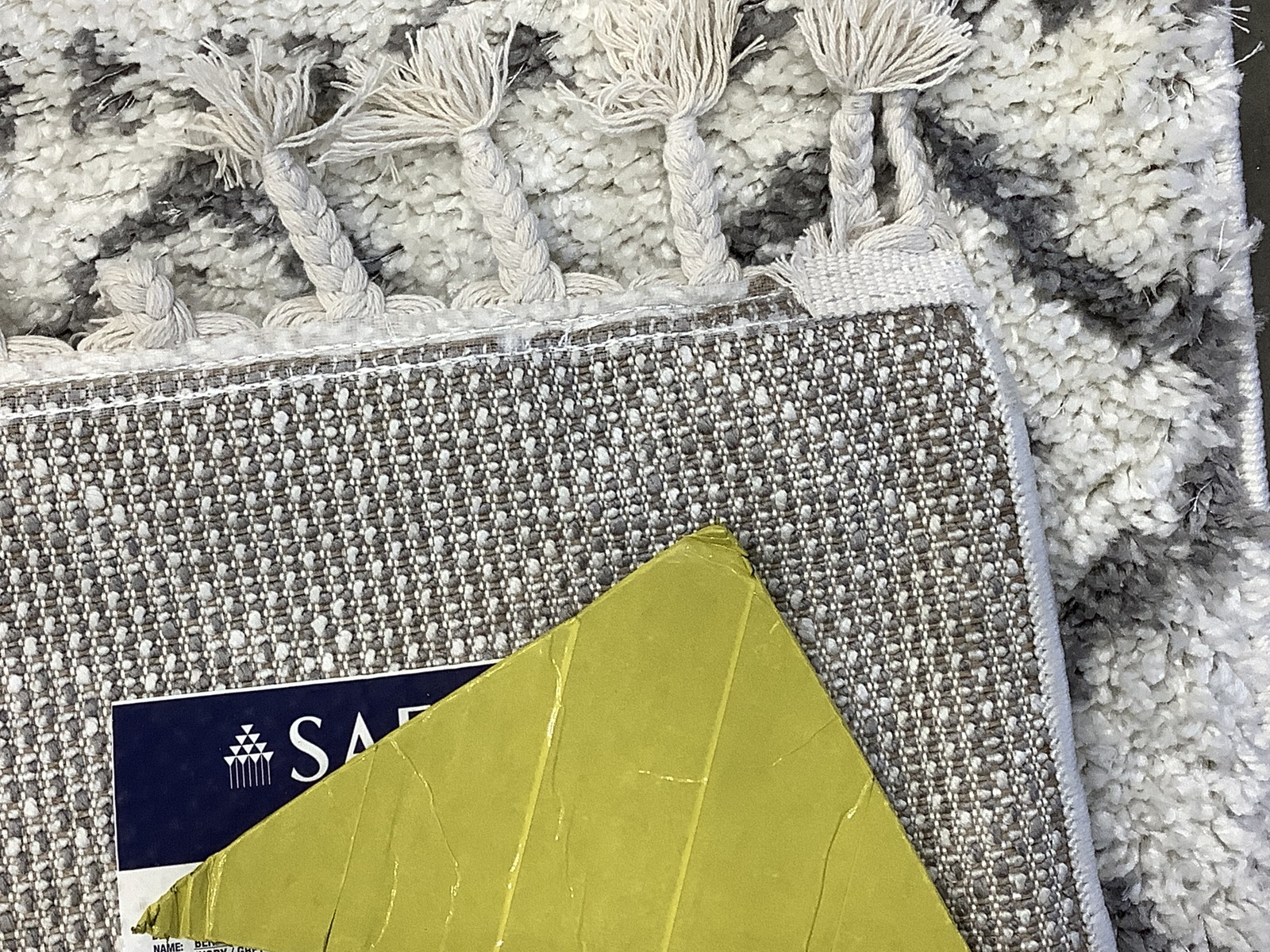 IVORY GREY 6'-7" x 9'-0" Damaged Binding Rug, Reduced Price 1172684309 BFG516J-6 gallery