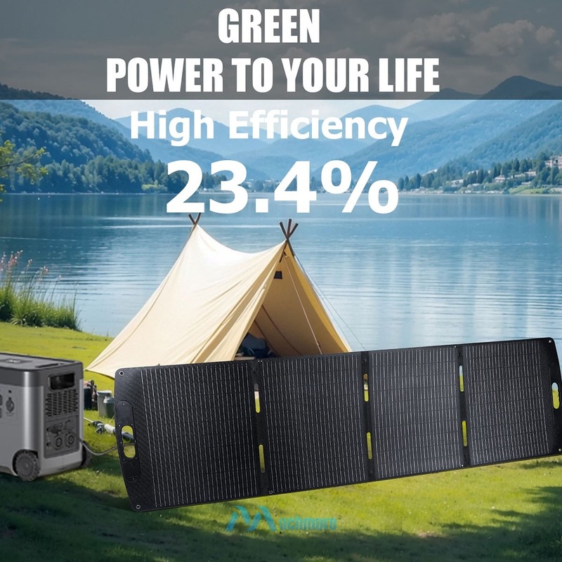 Foldable Solar Panel 100W 200W 400W High Efficiency for Power Station Camping RV gallery