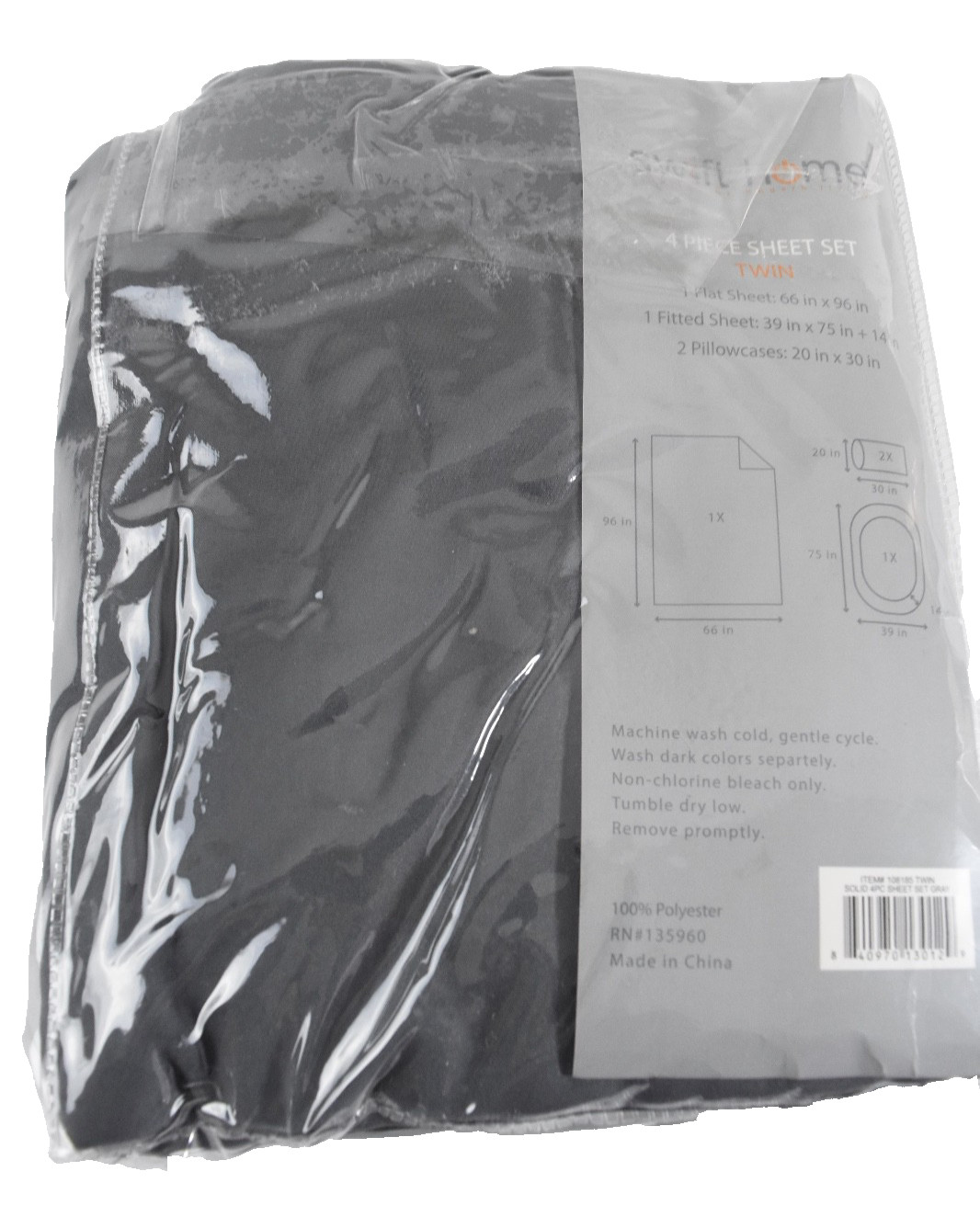 Swift Home Twin Sheet Set 4 Pc Premier Quality Bedding Soft Solid gallery