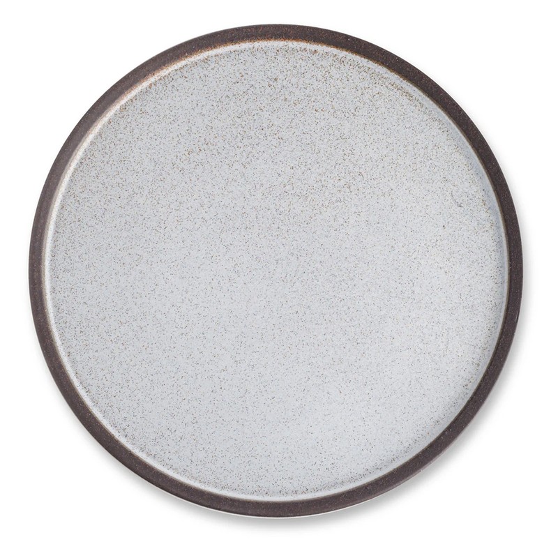 Stone Lain 4 Piece Vince Rustic Stoneware 11" Dinner Plate Set, Grey and White gallery