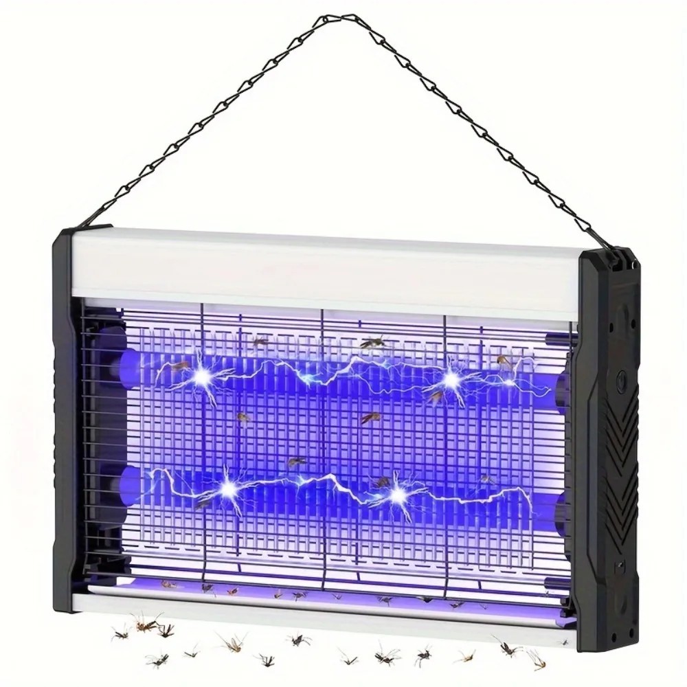 Electric Bug Zapper 3200V Mosquito Zapper Killer,w/Hanging Chain LED Waterproof gallery