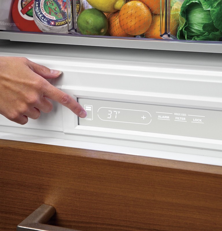 GE Monogram ZIK30GNHII 30" Panel Ready Built-in Bottom Freezer Refrigerator gallery