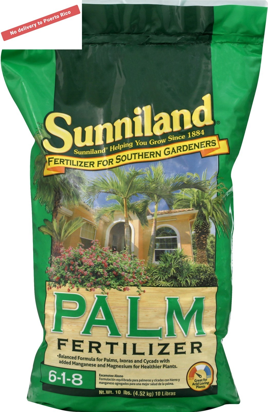 Palm Tree Fertilizer, 6-1-8, 10 lb. Bag Fast delivery gallery