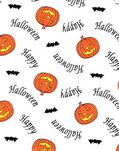 Halloween Vinyl Tablecloth with Polyester Flannel Backing Pumpkins 52 x 90 in gallery