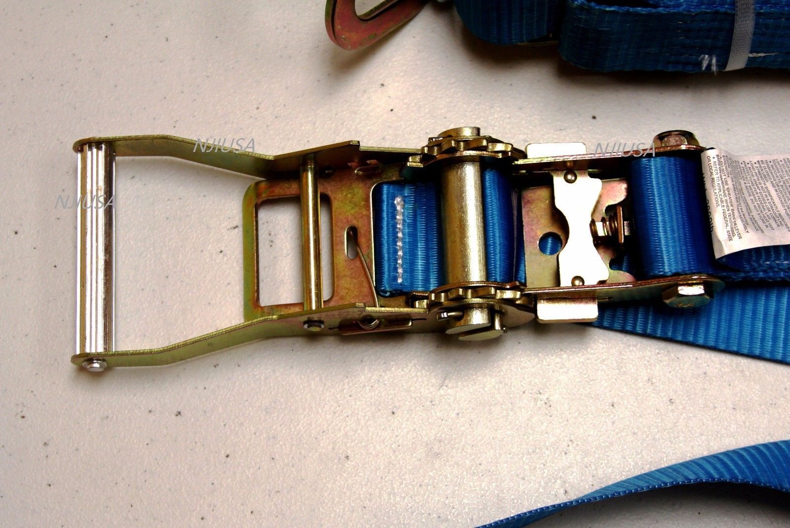 Axle Straps Car Hauler Trailer Auto Tie Down Ratchet Strap Tow BLUE NEW gallery