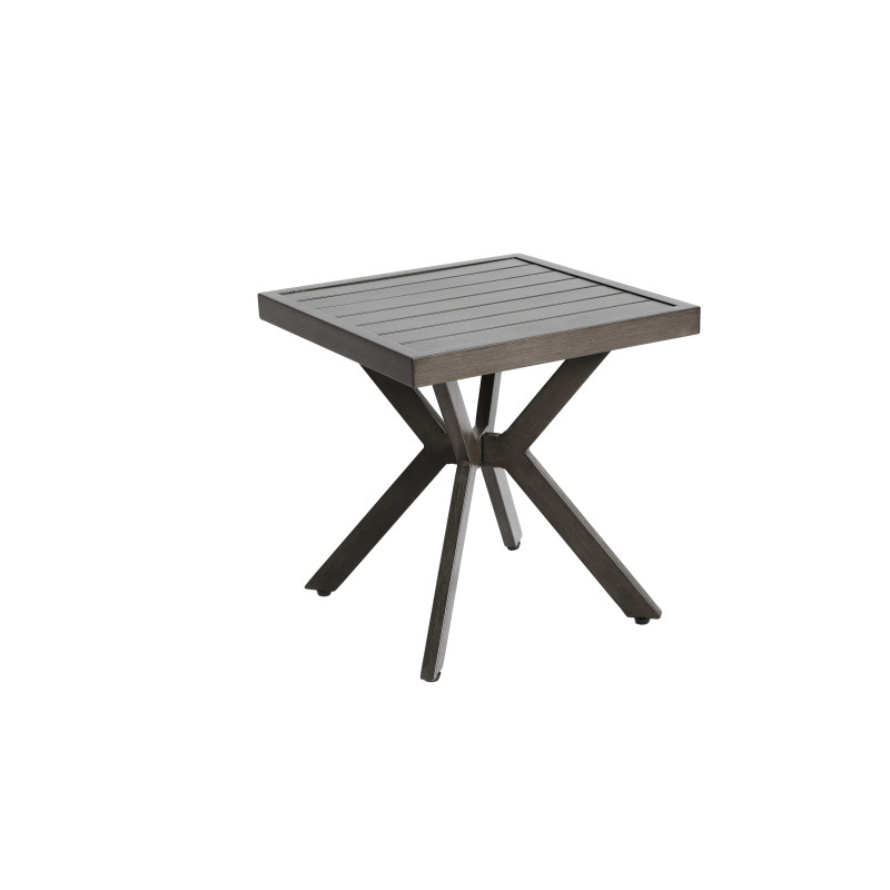Modern Durable Lightweight Square Trestle Dining Table With Sintered Stone Top gallery