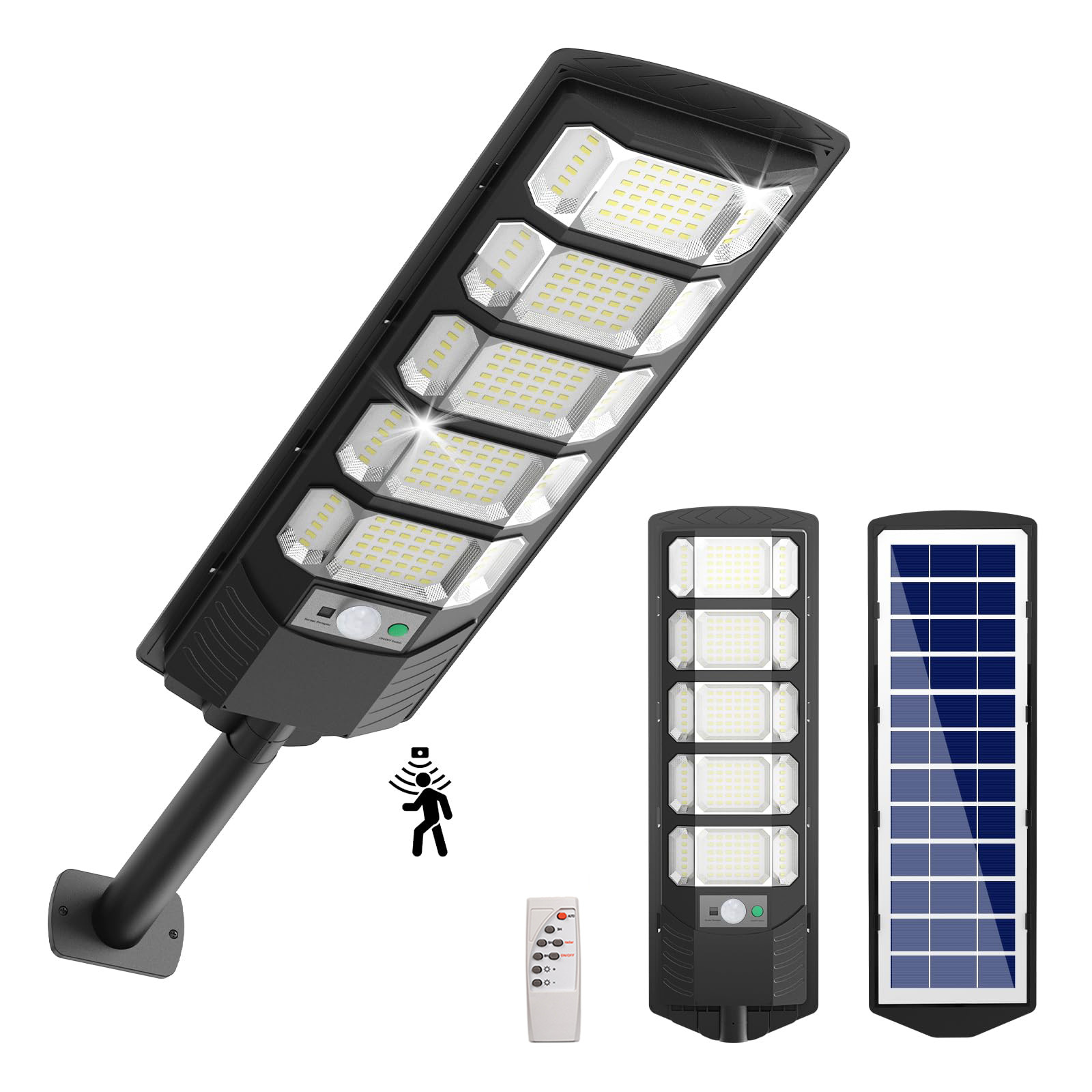 6500K Solar Street Light Outdoor IP67Waterfroof, 240PCS 5730LEDs Solar Flood ... gallery