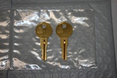 1250 – 1499 2-Replacement Keys For Premier Lateral Cabinet Cut To Your Key Code