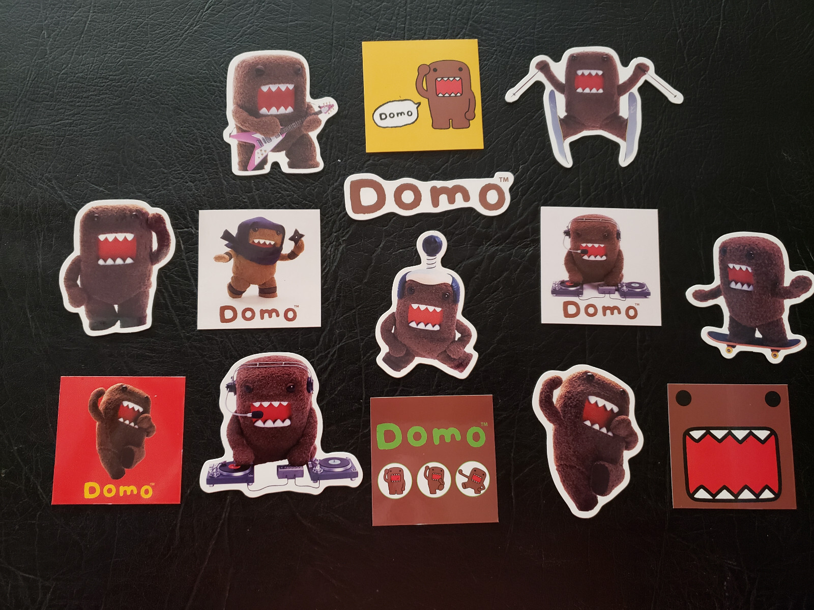 Domo Japanese Anime 24 Different Domo Stickers 14 Magnets & 1 FREE Lanyard gallery