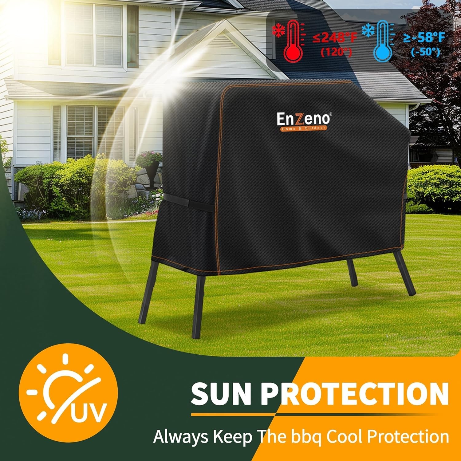Grill Cover For Blackstone 22 Inch Griddle With Hood Stand Waterproof Windproof gallery
