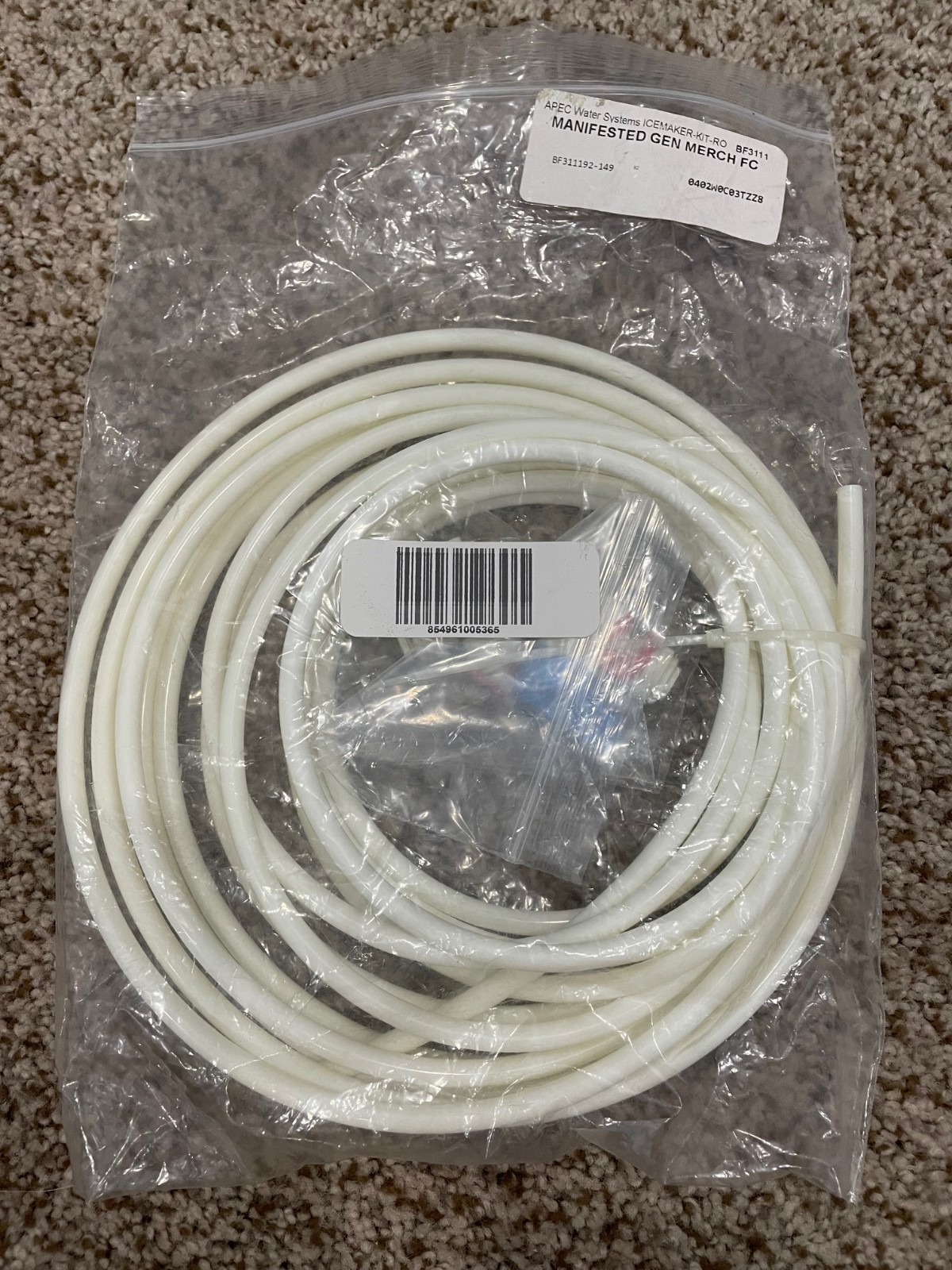 APEC Water Systems ICEMAKER-KIT-RO-1-4 Ice Maker Installation Kit, NEW, BF3111 gallery