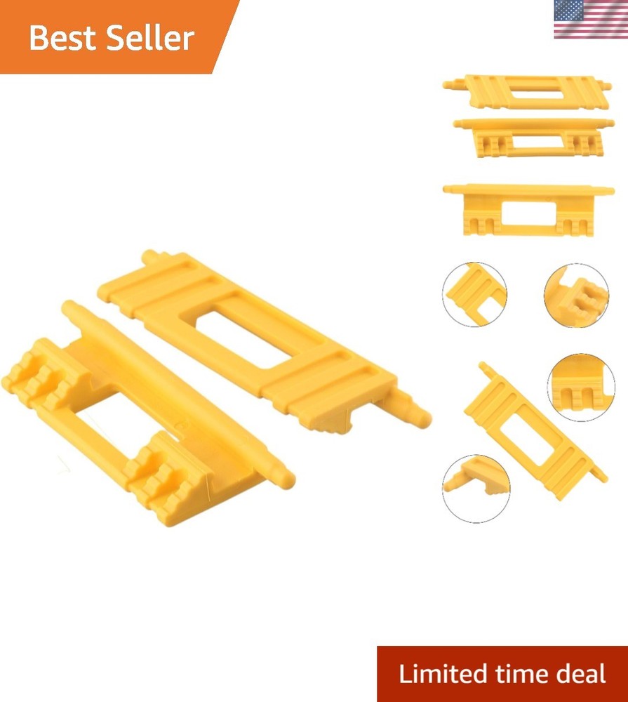 Durable Yellow Tool Storage Latch Clips Replacement Compatible with DEWALT