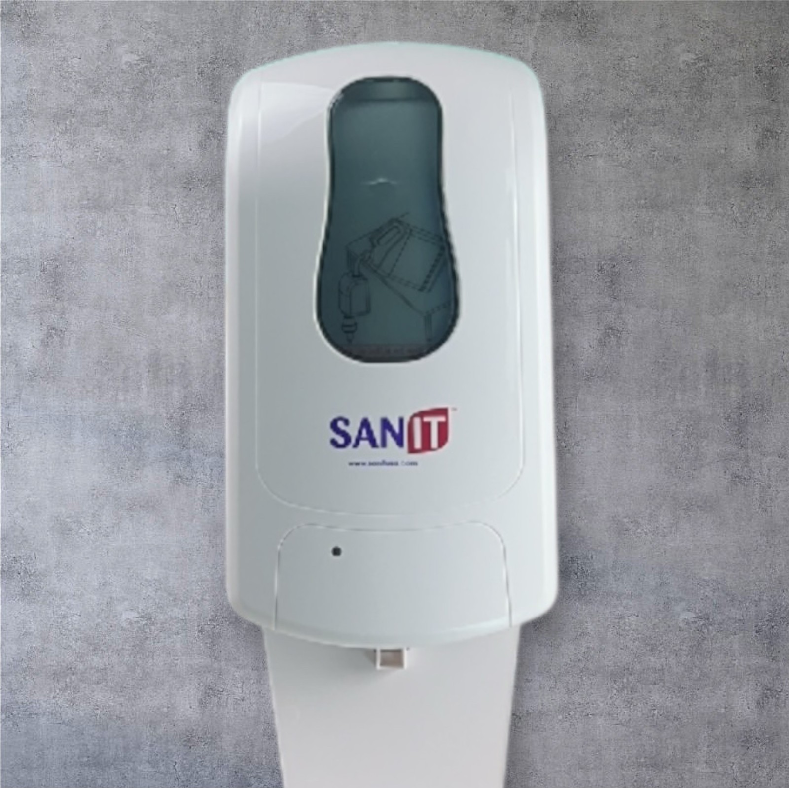 Automatic Soap Dispenser Wall Mounted w/ Drip Tray, Refillable 1300 ml Bottle gallery