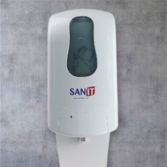 Automatic Soap Dispenser Wall Mounted w/ Drip Tray, Refillable 1300 ml Bottle