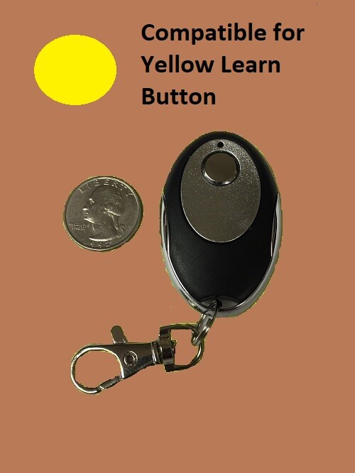 For Chamberlain Garage Door Opener Key Chain Remote Yellow Learn Button gallery