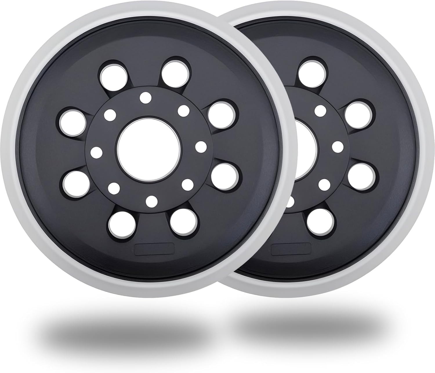 2 Pack 5 Inch 8 Hole Hook & Loop Replacement Sander Pad for 5" Bosch ROS20VS, gallery