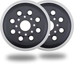 2 Pack 5 Inch 8 Hole Hook & Loop Replacement Sander Pad for 5″ Bosch ROS20VS,
