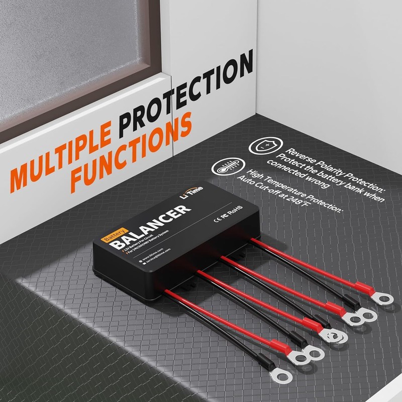 LiTime Battery Equalizer Balancer for 24V/36V/48V Lead Acid Lithium Battery Bank gallery