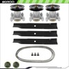 Deck Rebuild Kit for Hustler Raptor 52" Spindle Blade Pulley Belt 604214 603995 gallery