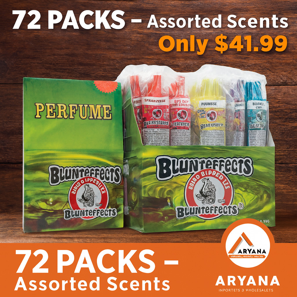 Blunteffects Small Hand-Dipped Incense Display – 72 Packs (12 Sticks Each) | gallery