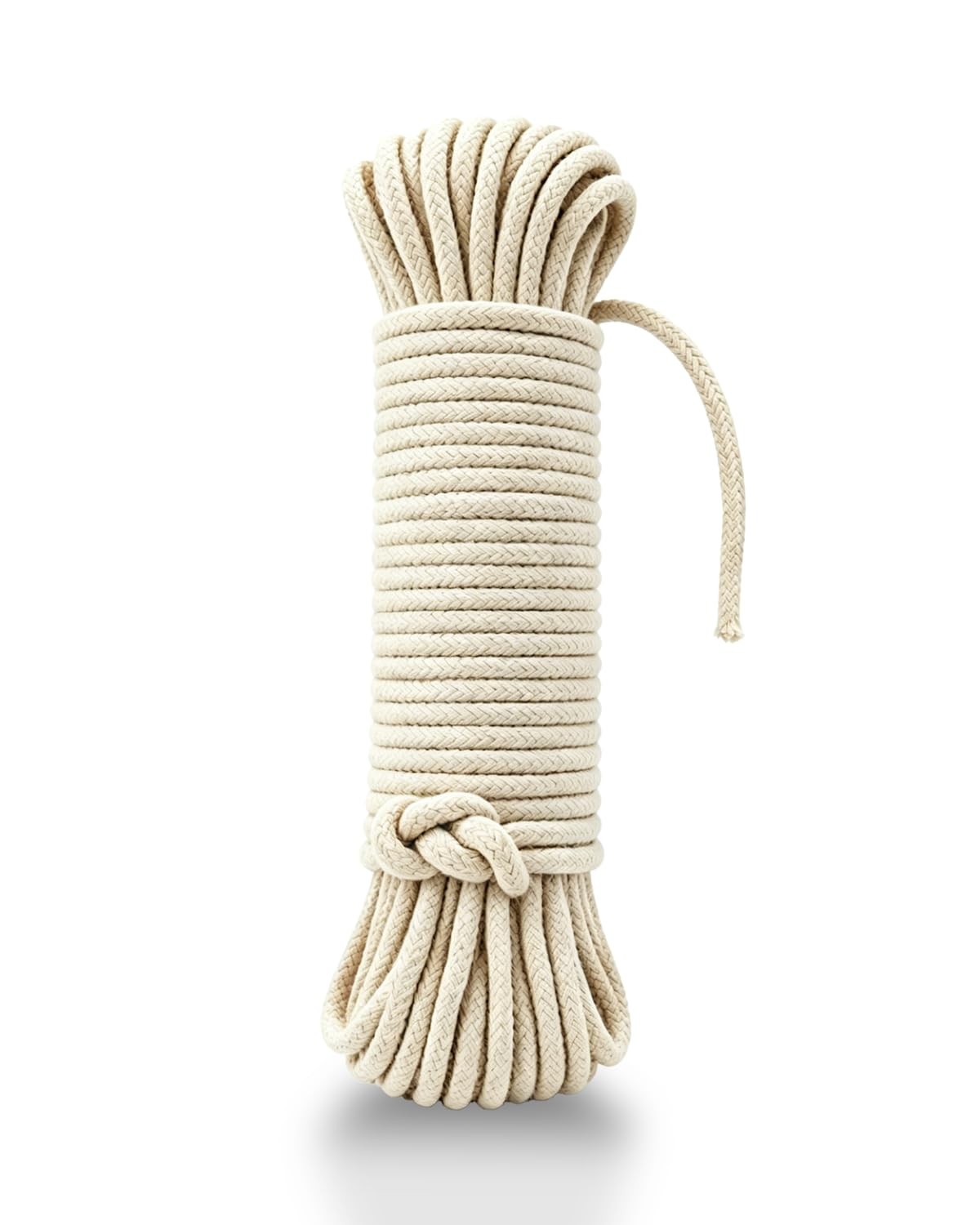 Braided Cotton Rope 100 Ft Ãƒâ€” 3/16 Inch White Rope Clothes Line Outdoors All- gallery