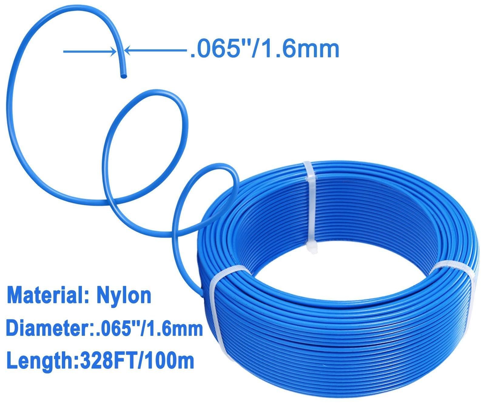 Dnuzewr .065''/1.6mm Grass Trimmer Line 328ft/100m Round Nylon .065"-328ft gallery