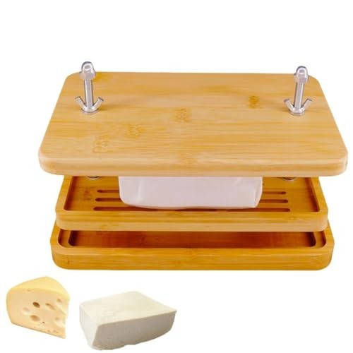Large Bamboo Tofu Press with Strainer & Drip Tray - BPA Free, Easy Clean, Gift f gallery