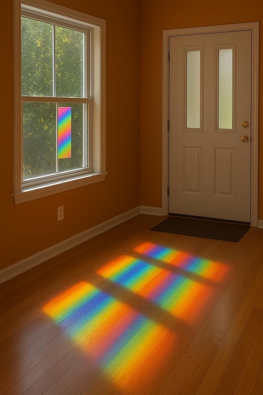 Bartovation Diffraction Grating Sheet 13,500 Lines/in [One 6" x 5ft Clear gallery