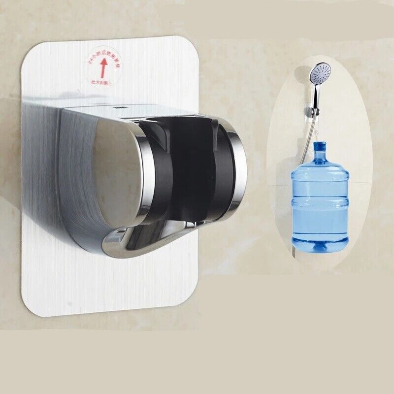 Self-adhesive Handheld Shower Head Holder Adjustable Wall Mount Shower Bracket gallery