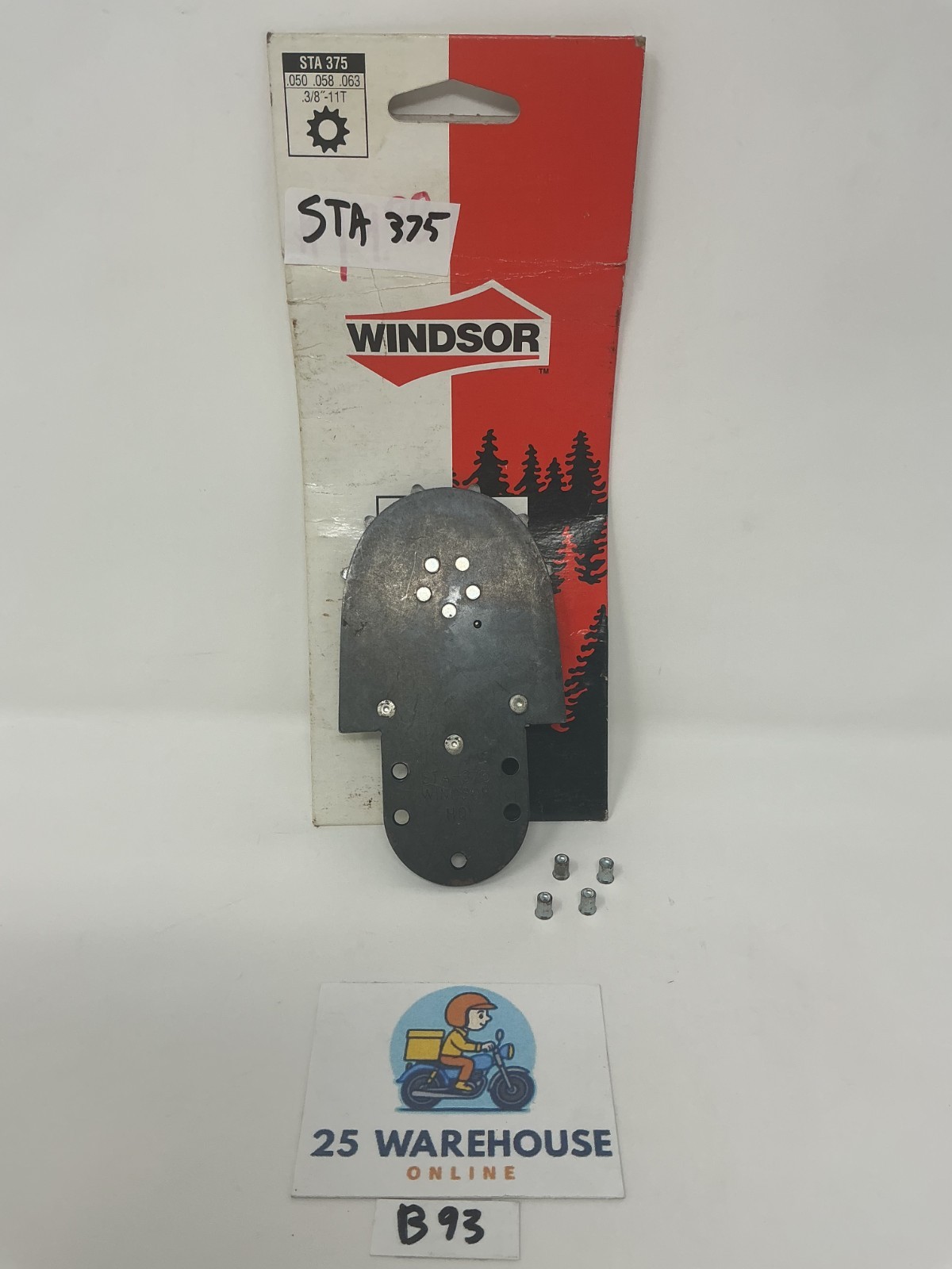Windsor STA-375 3/8" Speed Sprocket Nose 5-Rivet Chainsaw Bar Tip (NOS) gallery