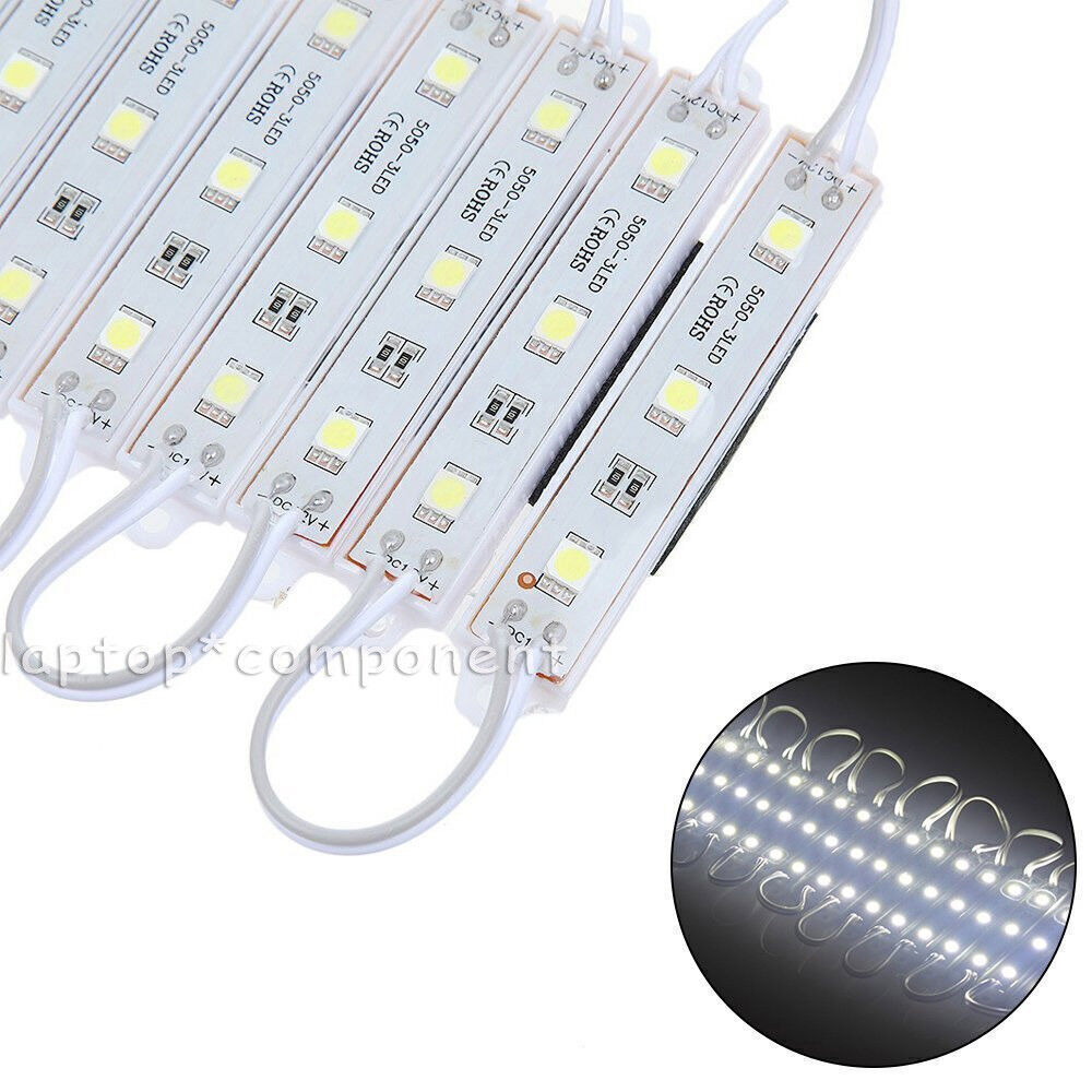 10~100ft 5050 SMD 3 LED Module Light Club Store Front Window Sign Decor Lamp Kit gallery