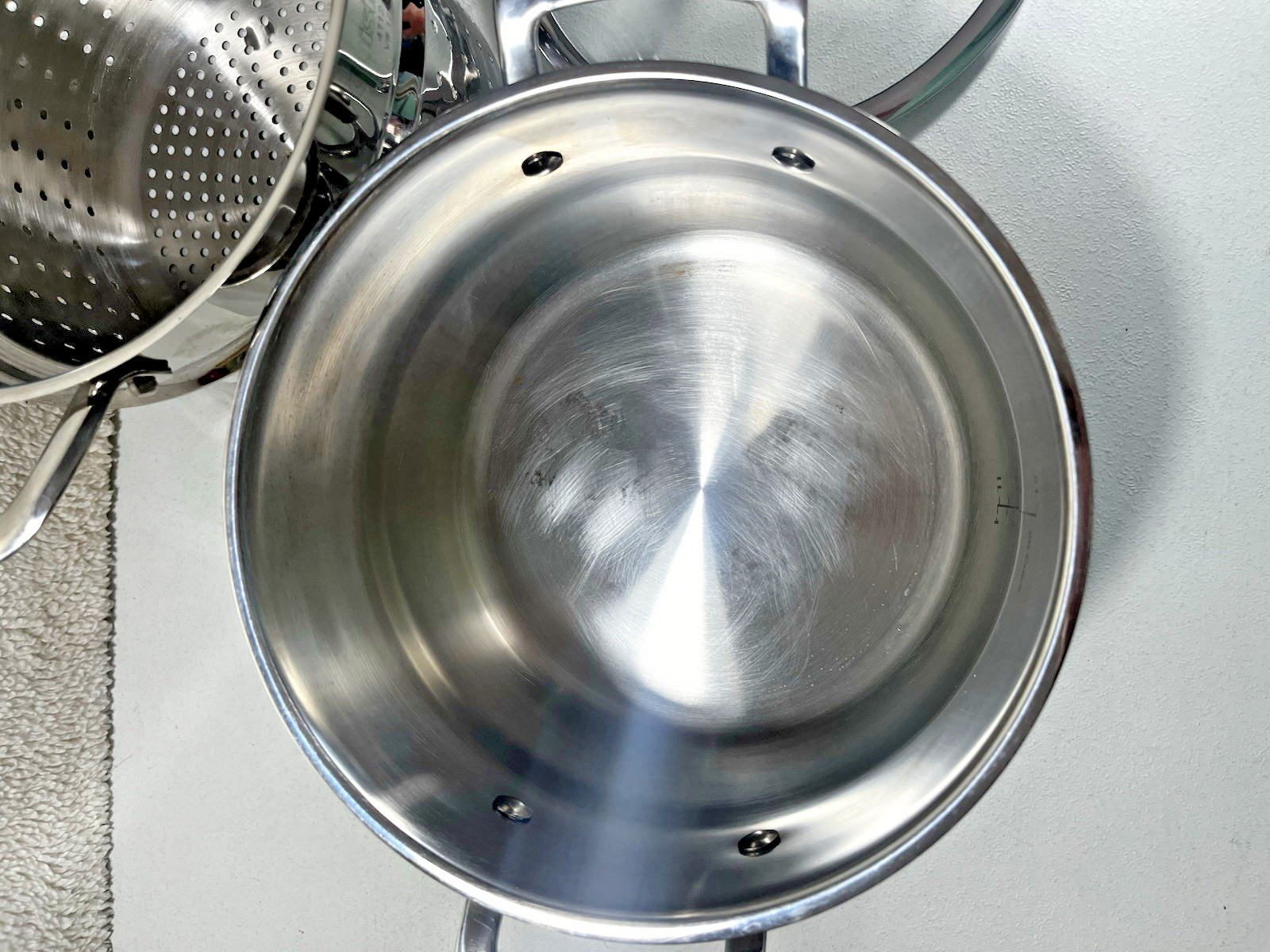 CUISINART Countour Stainless Steel 6-Qt Tri-pl,Stockpot w/Steamer Insert & Lid. gallery