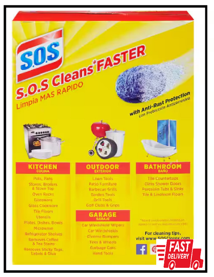Steel Wool Soap Scouring Pads (18-Pack) (2-Boxes) gallery