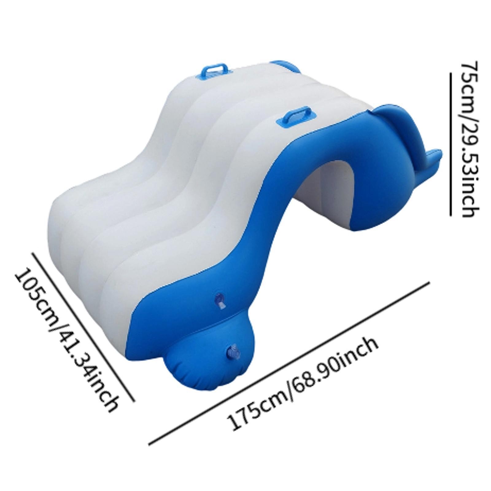 Inflatable Pool Slide PVC Kids Water Slide for Yard above Ground Pool Garden gallery