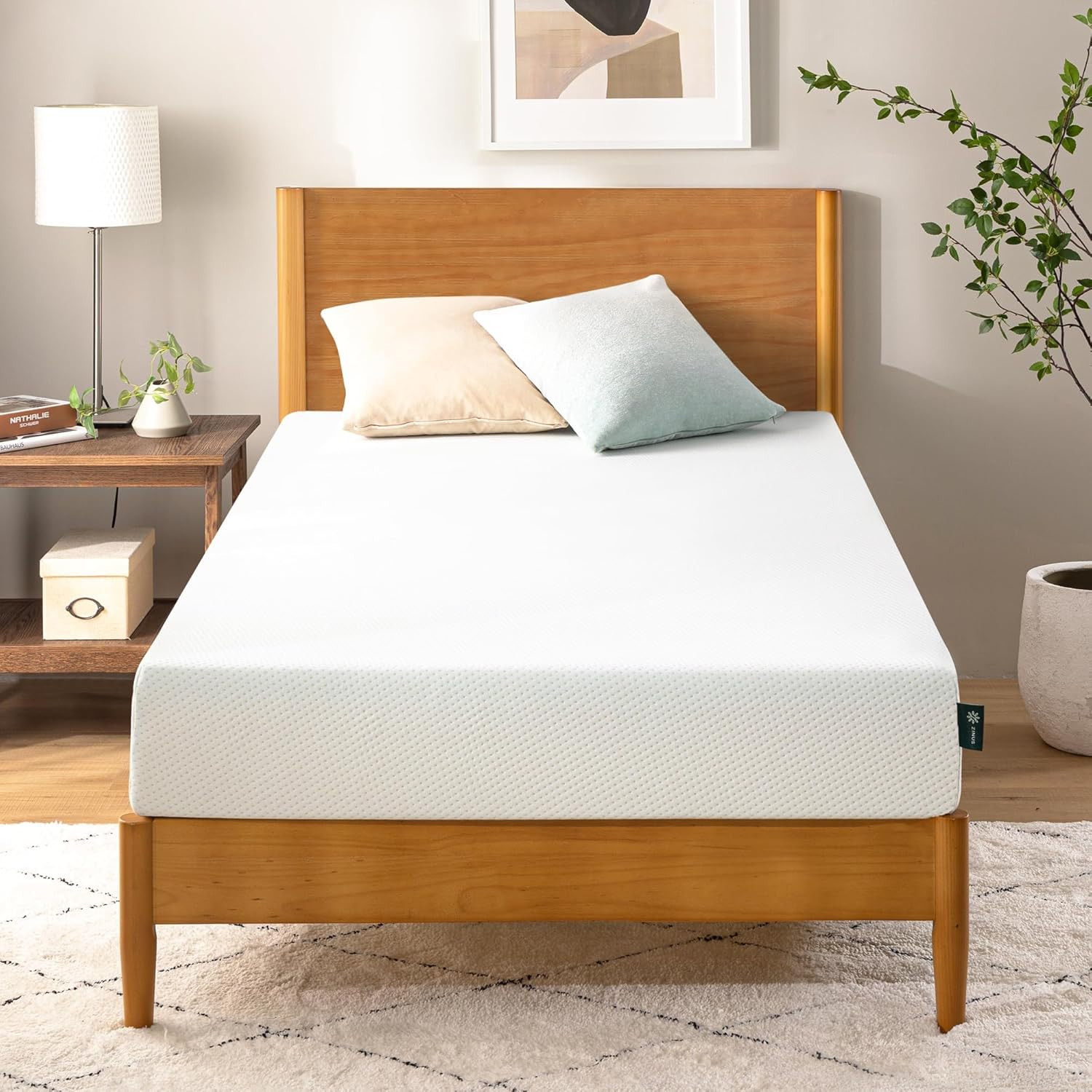 ZINUS 8 Inch Green Tea Memory Foam Mattress [New Version], Twin, Fiberglass Free gallery