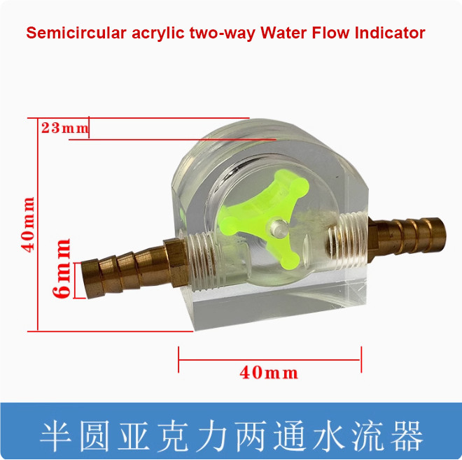 Engraving Machine Spindle Water-Cooled Water Flow Indicator 6/8/10/12/14mm gallery