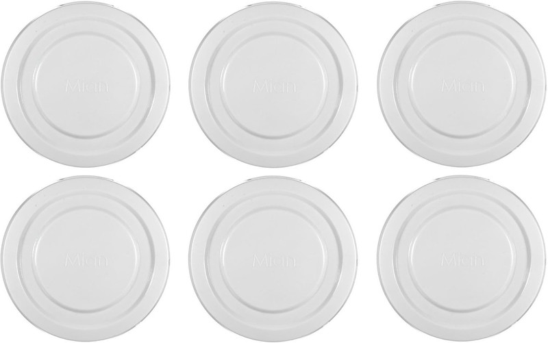 White Plastic Lids fits Luminarc Working Glass 6 Pack gallery