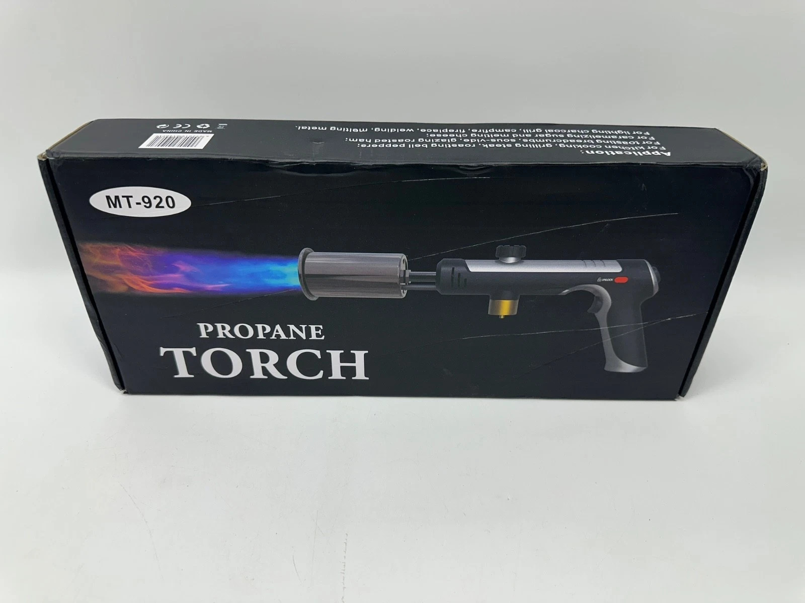 MT-920 Propane Torch Gun, Sous Vide, Adjustable Black & Silver gallery