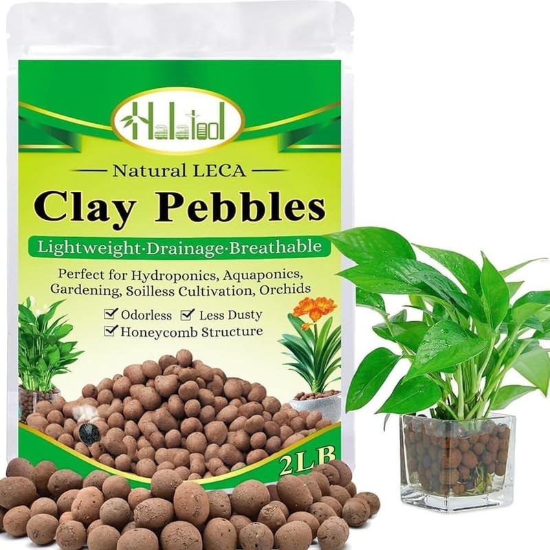2 LB Expanded Clay Pebbles – Ideal For Hydroponic and Soil-Free Plants gallery