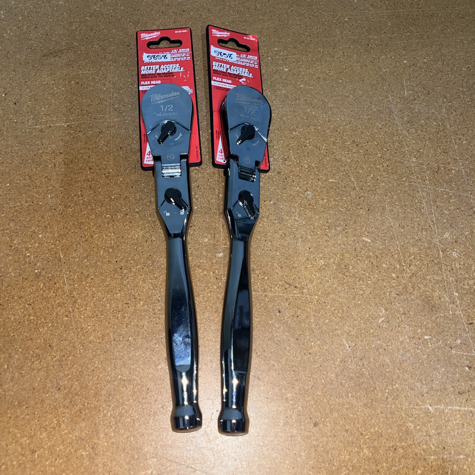 Milwaukee Tool 48-22-9051 1/2 In. Drive 11 In. Flex Head Ratchet #5858 gallery