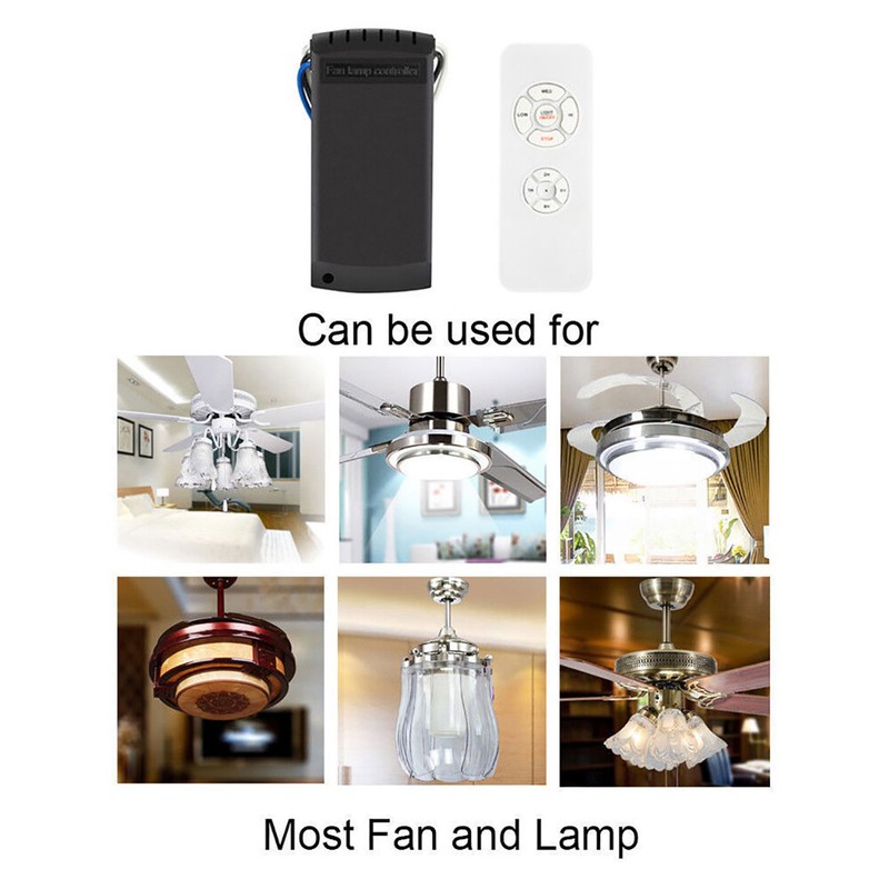 Universal Ceiling Fan Lamp Light Remote Control Receiver Kit Timing Wireless US gallery