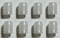 8x Ikea M6 Nut NUTS Metric Insert Socket Expander Plastic White Part # 102267