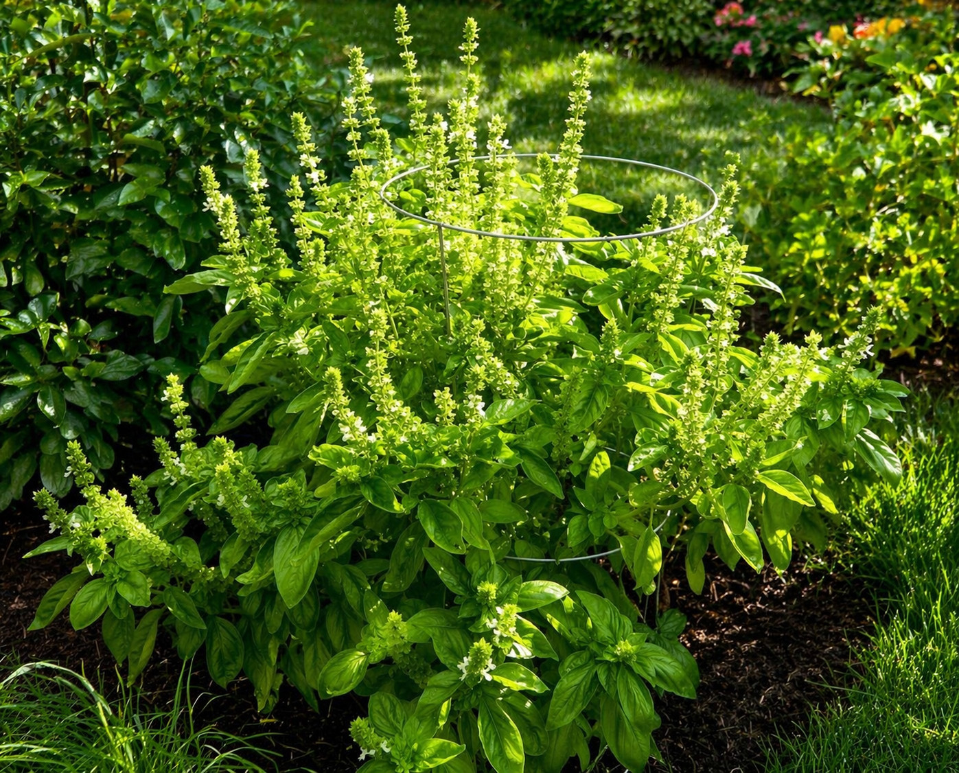 2,000 Genovese Basil Seeds - Heirloom - Classic Sweet Italian Cooking Herb gallery