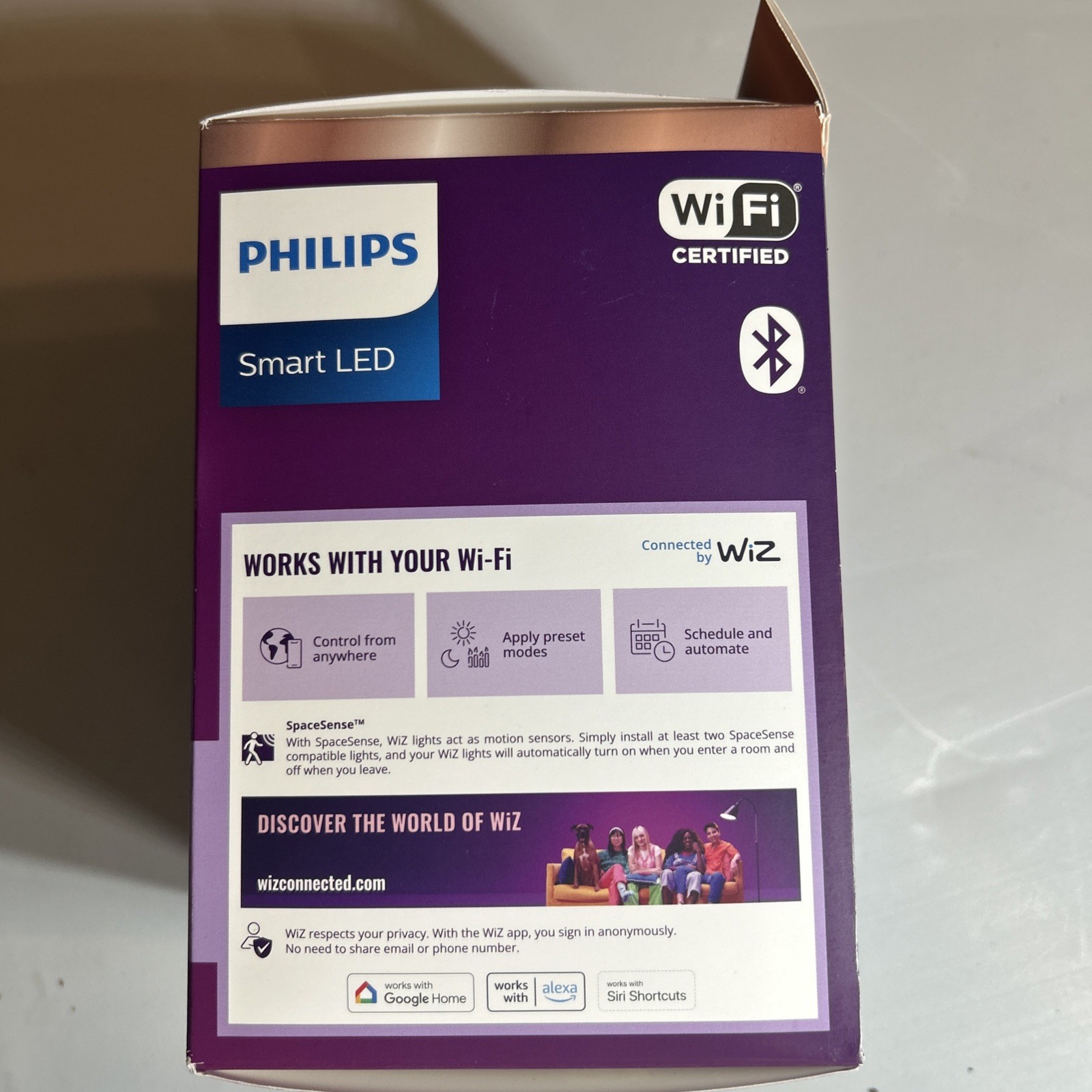 Philips Smart LED BR30 Light Bulb 65W Equivalent Wi-Fi Color 7.2BR30 gallery