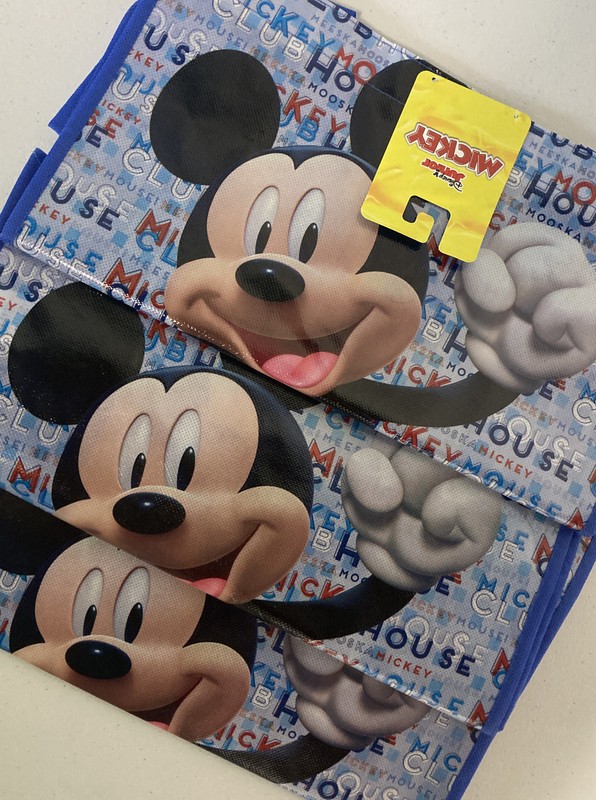 3 pack Disney Junior Mickey Mouse Reuseable Tote Bag Treat Gift 13” SHOPPING gallery