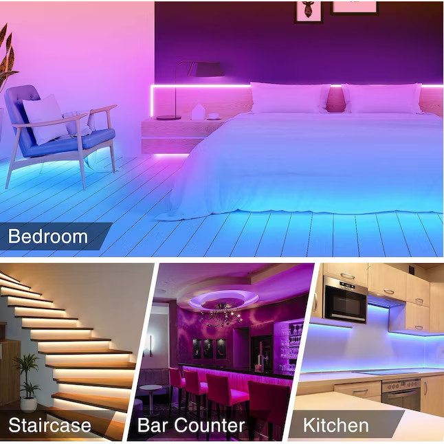Emerald 15ft LED RGB Strip Lights 16 Colors USB connecting TV backlight W/Remote gallery