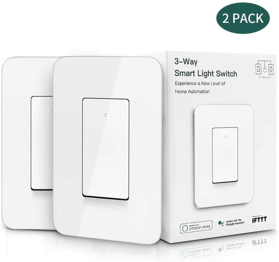 3 way Smart Light Switch works with Alexa Google No Hub Needs ETL listed 2pack gallery